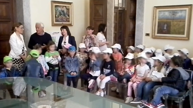 Marsala, Scuola d’Infanzia in visita al Comune