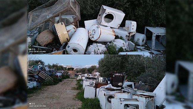 Marsala, la municipale sequestra due discariche abusive in c/da Pastorella