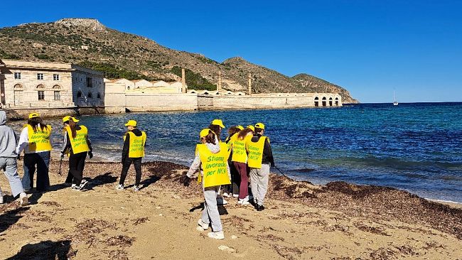 ​Favignana, operazione di bonifica lungo le coste dell’Area Marina Protetta Isole Egadi