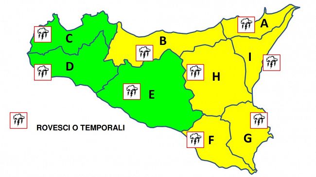 ​Meteo in miglioramento ma ancora temporali in provincia di Trapani