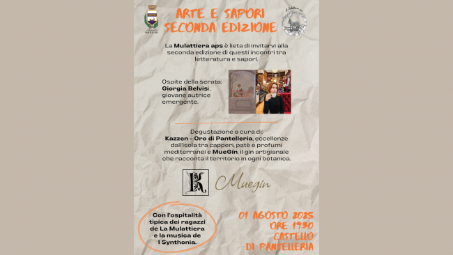 Pantelleria, domani l'evento 