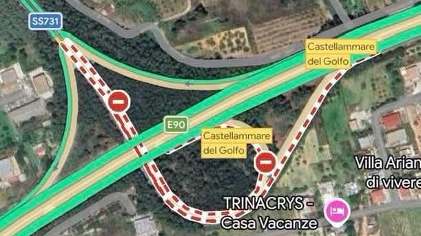 Castellammare, riapre oggi lo svincolo della A29