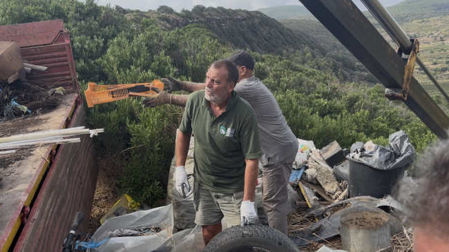 Pantelleria, conclusa l’operazione “Rifiuti zero” con Marco Tardelli