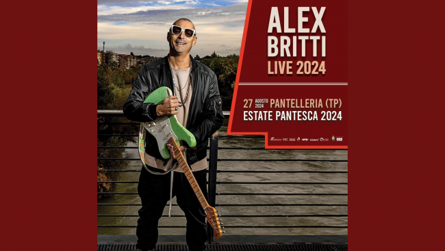Pantelleria: oggi, 27 agosto, il concerto di Alex Britti 