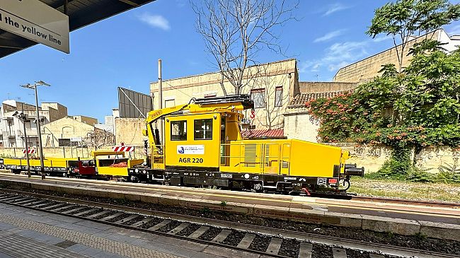 Lavori di RFI alla stazione di Mazara del Vallo 