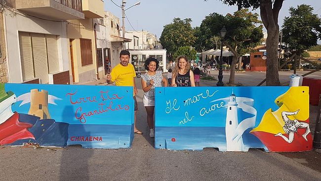 VIDEO – Torretta Granitola, La sicurezza si colora…Con l’arte