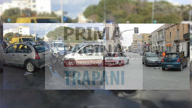 Trapani, i semafori spenti causano due incidenti