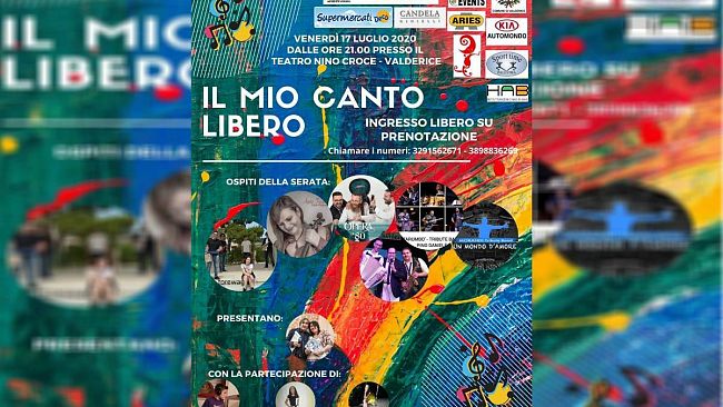 Valderice, serata in musica con “Il mio canto libero”
