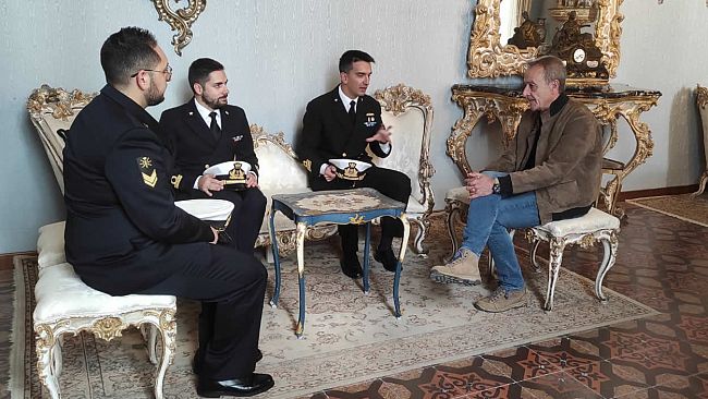 Visita di cortesia della Marina Militare al Comune di Trapani