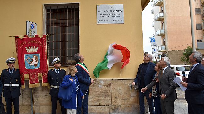Marsala, intitolata una via a Luca Frazzitta il primo sindaco eletto nel dopoguerra 