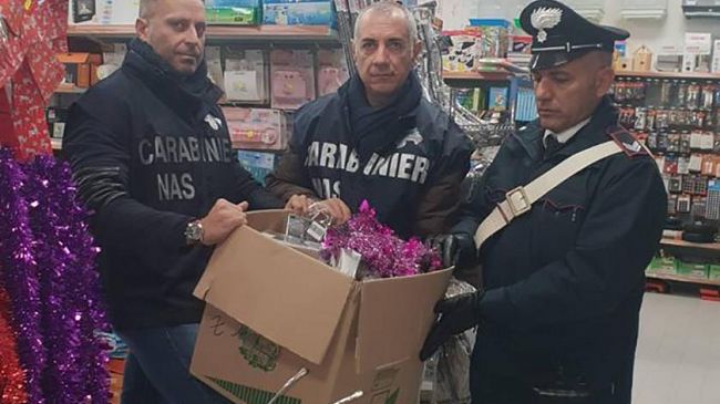 Operazione Capodanno sicuro oltre 1400 articoli pericolosi sequestrati dai Carabinieri