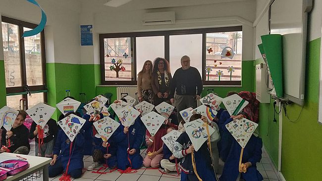 ​Erice, laboratorio di aquiloni del Kiwanis al plesso “Gemellini Asta”