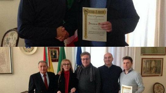 CASTELVETRANO – Il Sindaco conferisce 4 attestati di merito a cittadini meritevoli