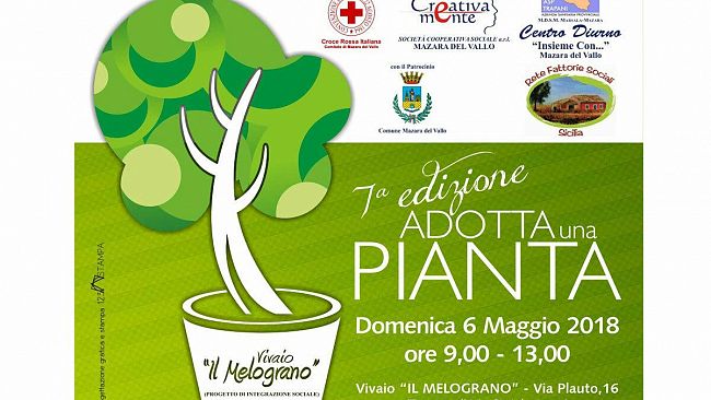 Mazara. Domani, domenica 6 Maggio appuntamento al Vivaio il Melograno con “Adotta una pianta”
