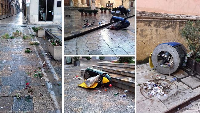 Marsala: la videosorveglianza consente di individuare e denunciare gli autori degli atti vandalici nel centro storico