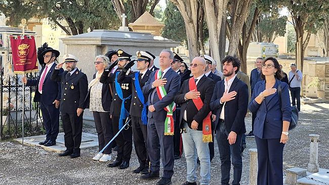 Marsala, Giornata dell’Unità Nazionale e delle Forze Armate, l'omaggio alla Cappella dei Caduti