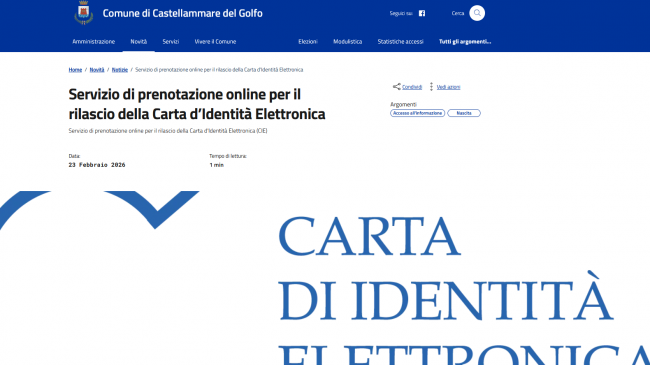 Anche a Castellammare corsa contro il tempo per sostituire le vecchie carte d'identità. Potenziato il servzio anagrafe