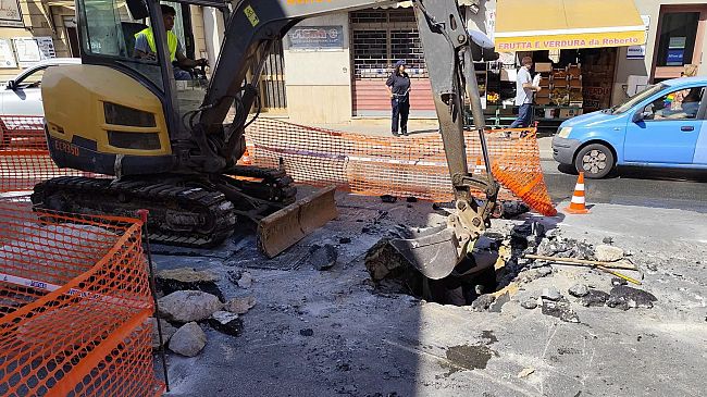 ​Valderice, grave guasto alla condotta idrica in via Vespri