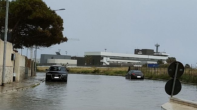 Mazara, maltempo, la Città ha finora retto bene (a parte qualche solito disagio)