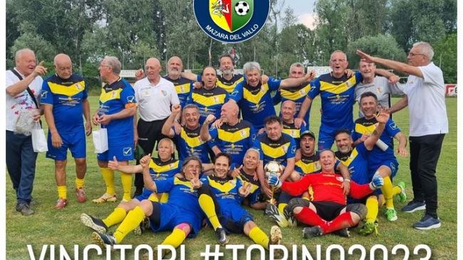 La “Old Soccer Team Mazara” ha vinto il “Torneo nazionale Over 55” di Torino  