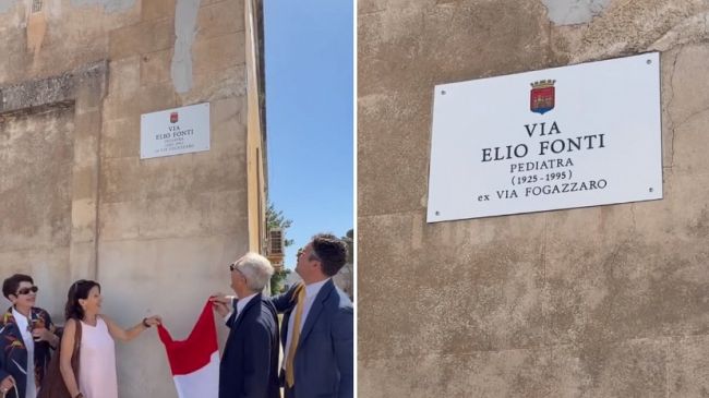 ​Trapani, intitolata a Elio Fonti la via Fogazzaro