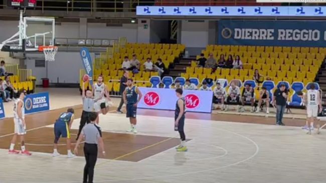 Vittoria sfiorata per la Virtus Trapani sul parquet di Reggio Calabria 