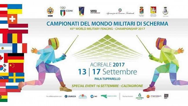 Acireale, 45° Campionato Mondiale Militare di Scherma: presenti i mazaresi Giuseppe ed Emanuele Bucca