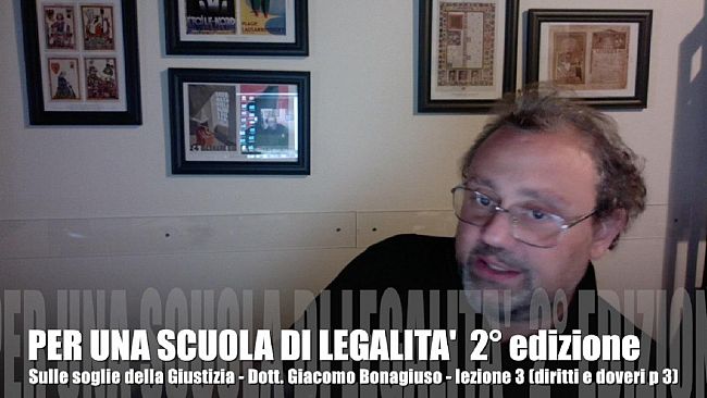 Al via il progetto “per una scuola di legalita’ – sulle soglie della giustizia”