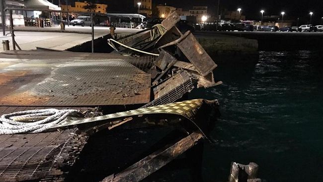 Favignana, Fratelli d’Italia chiede accelerazione dei lavori dello scalandrone