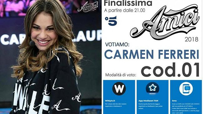 “Amici”, Carmen Ferreri tra il successo dell’album e una città che tifa per lei