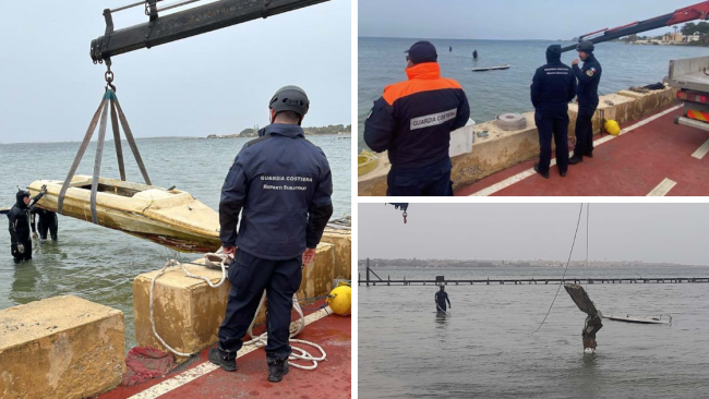 Intervento della Guardia Costiera di Marsala a tutela delle acque dello Stagnone