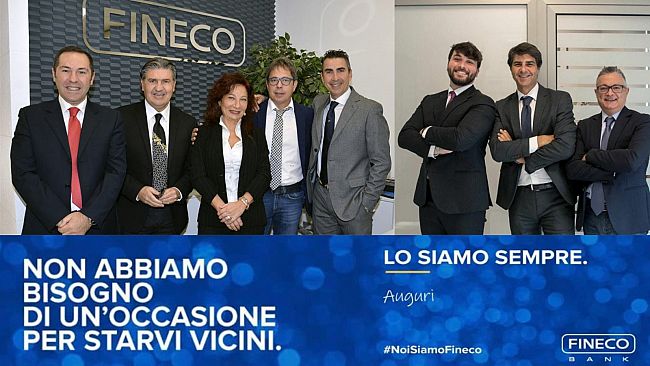 Auguri dai consulenti di Banca Fineco
