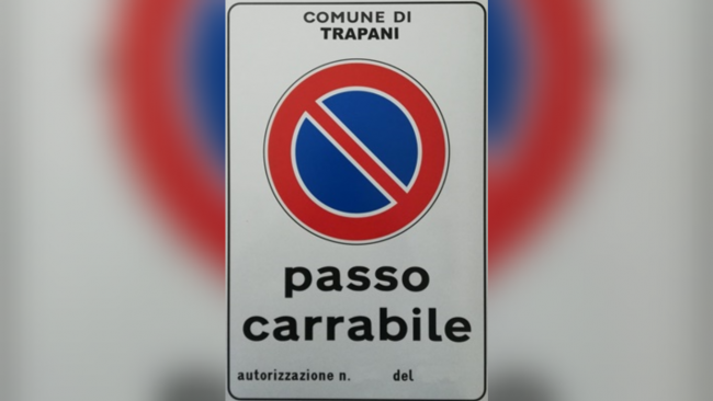 Trapani, il costo dei passi carrabili aumenta del 50%