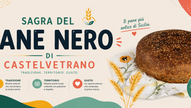 Sabato e domenica la terza edizione della Sagra del Pane Nero di Castelvetrano