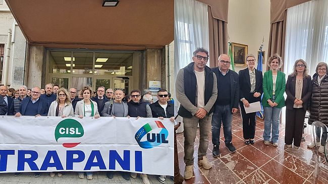 Sanità, sit-in davanti l'Asp di Trapani. I sindacati incontrato il Direttore Palazzolo e poi il Prefetto Lupo  
