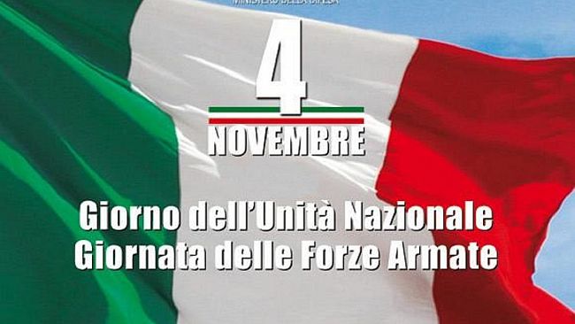 Cerimonie celebrative per la Commemorazione dei defunti,  Giorno dell’Unità Nazionale e  Giornata delle Forze Armate