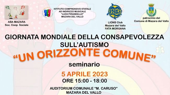 Mazara celebra la Giornata mondiale della consapevolezza sull’autismo  