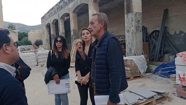 Trapani, sopralluogo del sindaco Tranchida presso l'ex Mattatoio