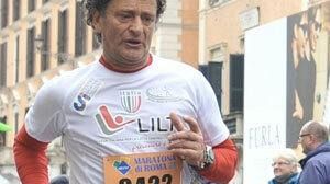 Mazara, l’atleta Pino Pomilia alla XXXII Maratona Vivicittà di Palermo