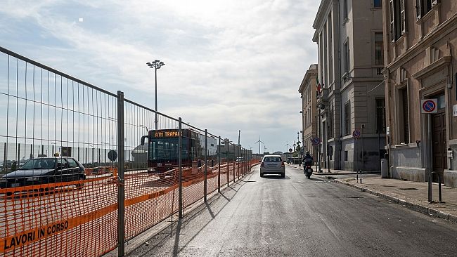 ​Trapani. Lavori BRT, si sposta la fermata bus di via Ammiraglio Staiti