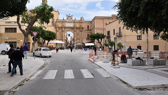 Marsala. Riqualificazione Piazza Mameli. Da lunedì lavori in un breve tratto di via S. L'Africano