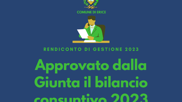 Erice, la Giunta approva il rendiconto di gestione 2023