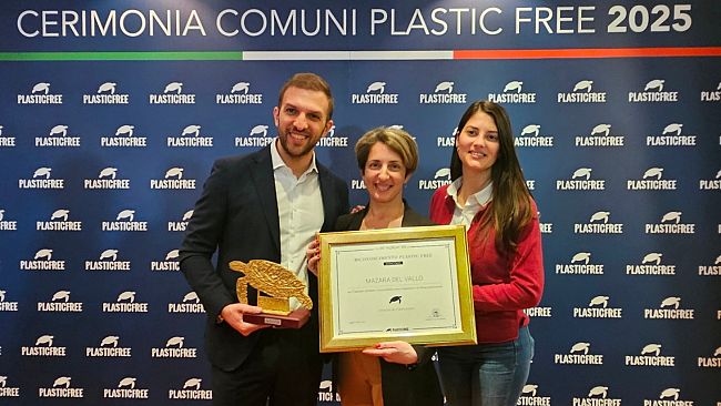 Plastic Free 2025, Mazara del Vallo fra i 14 Comuni siciliani premiati a Napoli