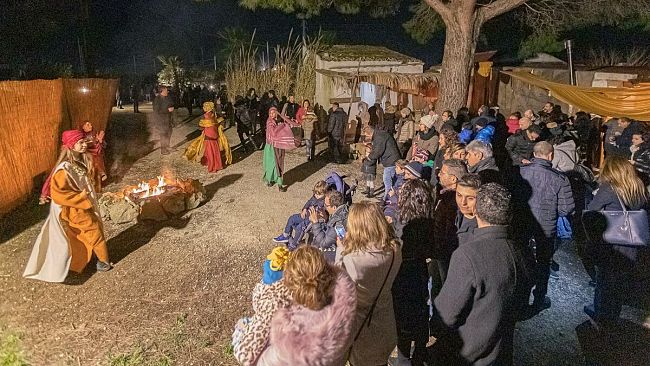 Al “Villaggio di Betlemme” pienone di visitatori: 1.100 persone per la sera di Santo Stefano