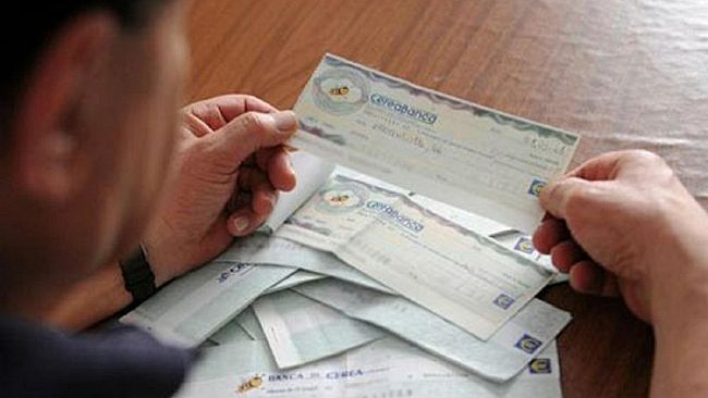 Approvato emendamento che prevede lo stop ai protesti degli assegni fino al 31 agosto