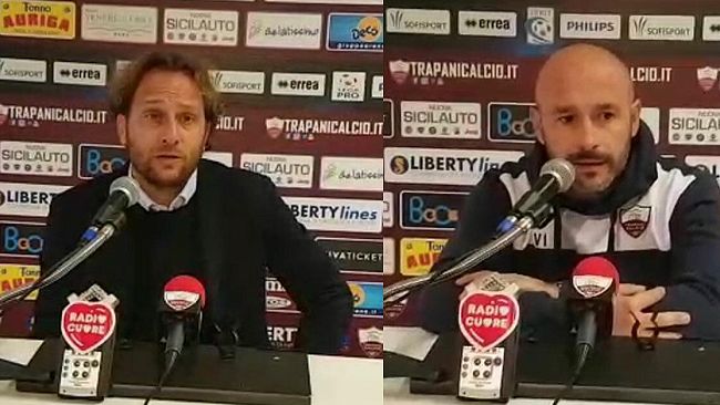 VIDEO – Trapani – Catanzaro, il commento del Ds Rubino e di mister Italiano