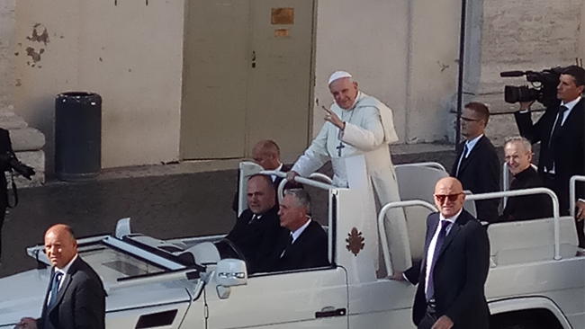 Alcamo: Oggi il Sindaco e il Presidente del Consiglio comunale a Roma per l’Udienza papale
