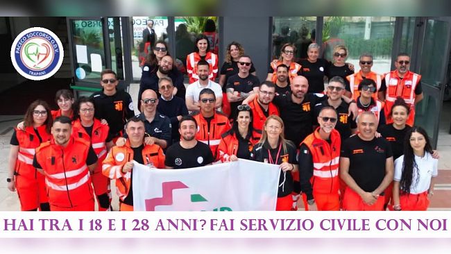 Servizio civile, “Paceco Soccorso” seleziona giovani da impiegare per un anno