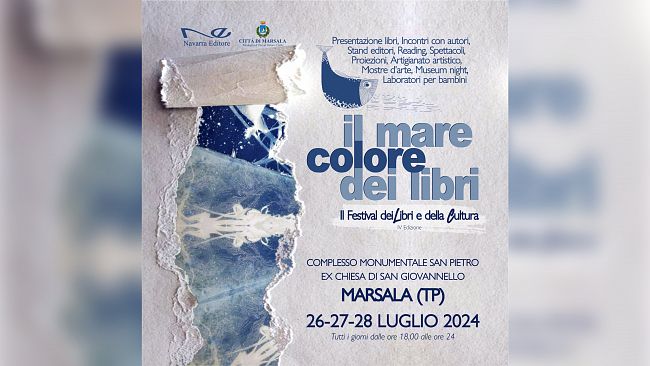 Tutto pronto a Marsala per ‘Il mare colore dei libri’, il festival dell’editoria indipendente