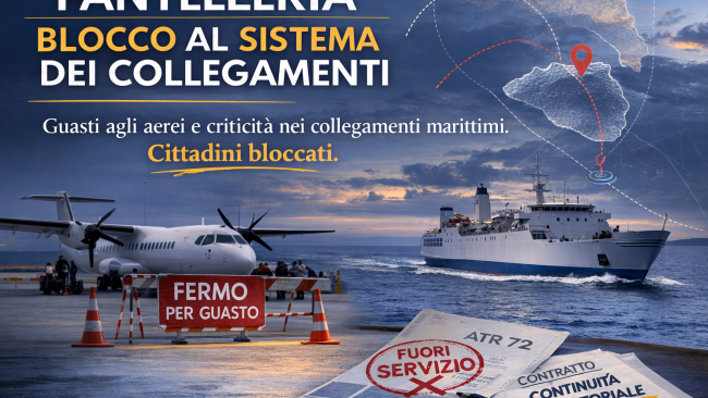 Pantelleria, grave blocco al sistema collegamenti con l'Isola: 